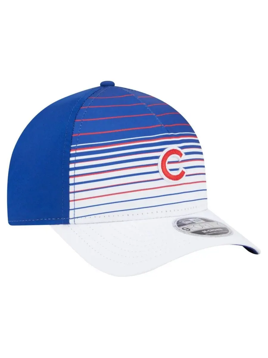 Мужская бейсболка Royal Chicago Cubs Gradient 9FORTY с регулируемой высотой тульи M-Crown New Era — изображение 3 из 5
