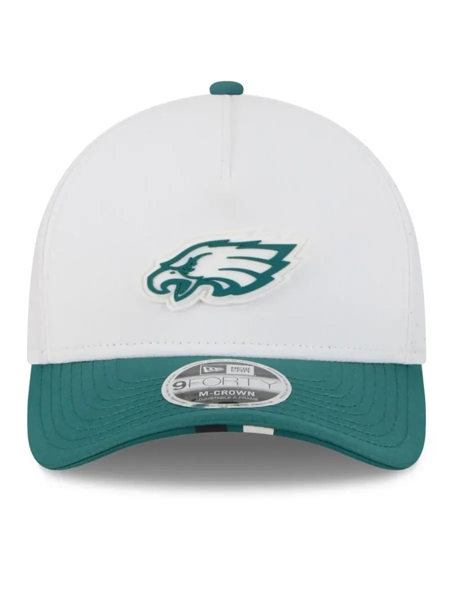 New Era Мужская кепка Philadelphia Eagles 2025 NFL Training Camp A-Frame 9FORTY с регулируемой — изображение 2 из 4
