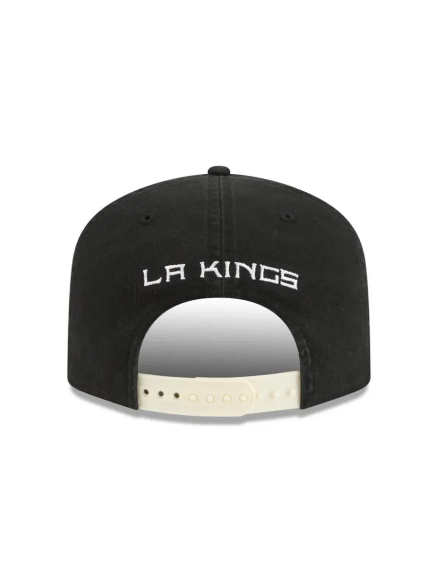 Кепка New Era Los Angeles Kings Throwback Stanley Cup Champions Side Patch 19TWENTY — изображение 4 из 5, черный