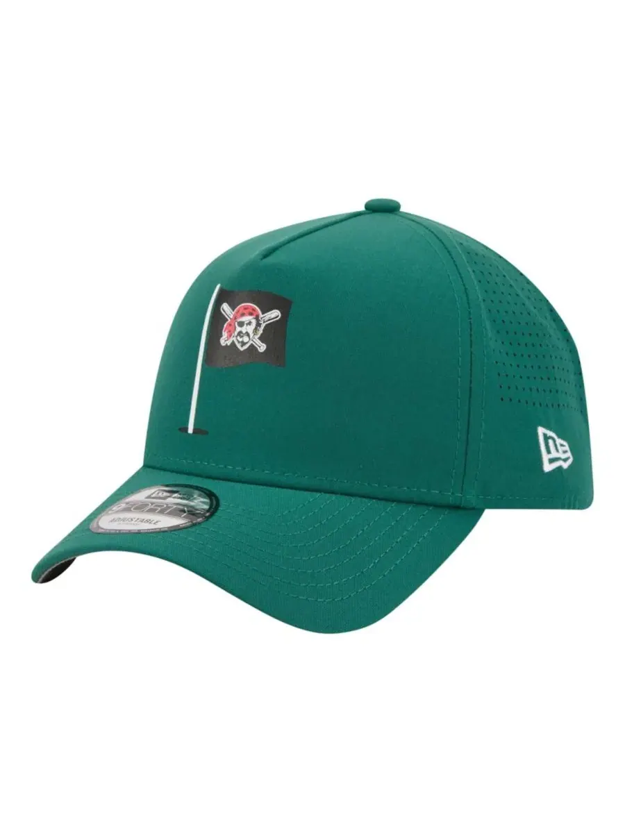 Кепка Pittsburgh Pirates Pin Seeker 9FORTY A-Frame New Era — изображение 2 из 5, зеленый