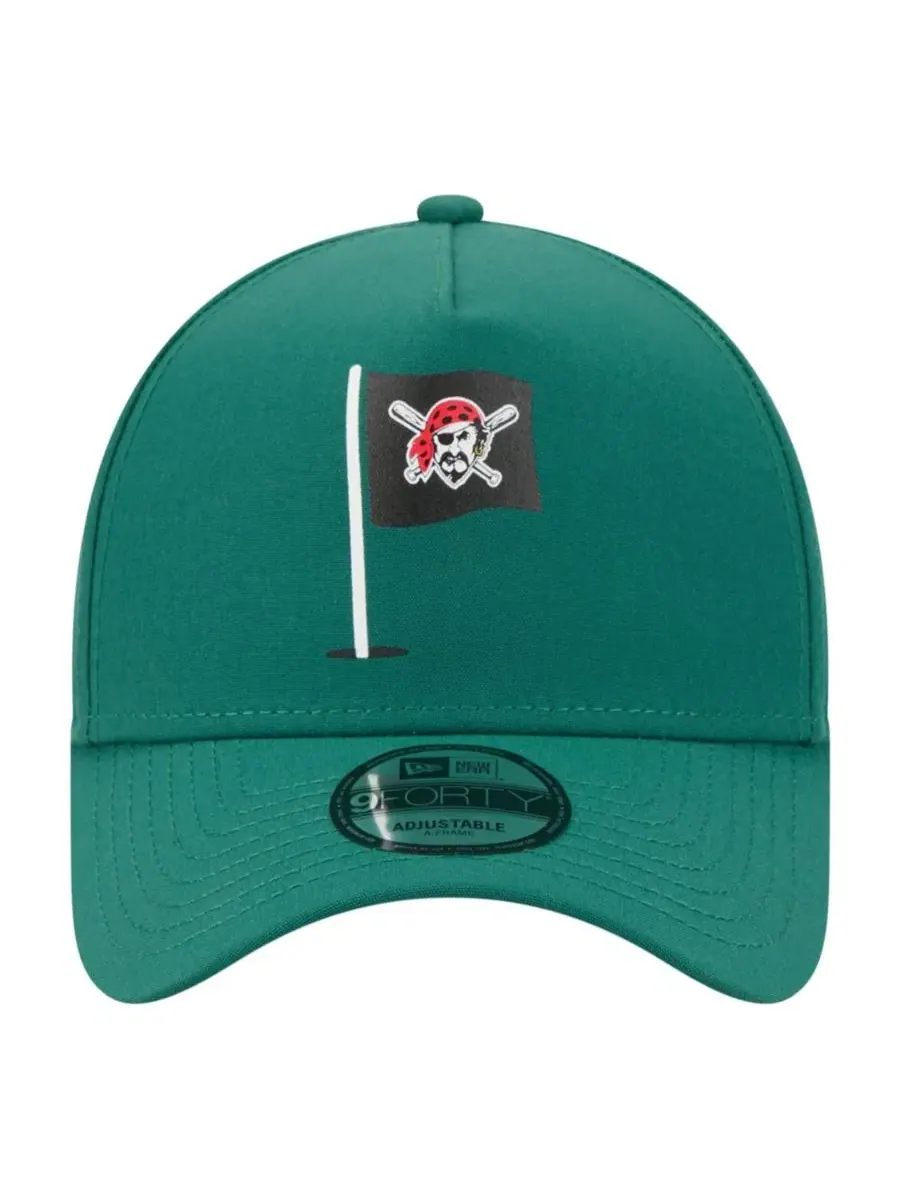 Кепка Pittsburgh Pirates Pin Seeker 9FORTY A-Frame New Era — изображение 3 из 5, зеленый