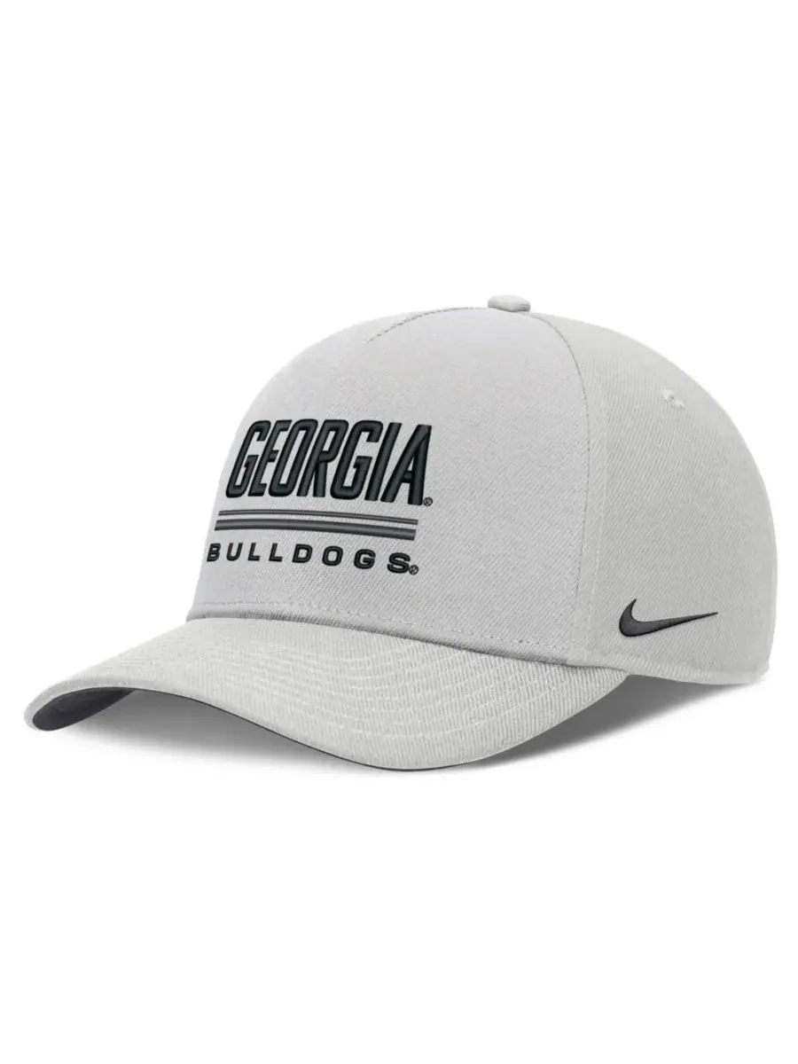Кепка Nike с вышивкой Georgia Bulldogs, серая — изображение 3 из 5, серый
