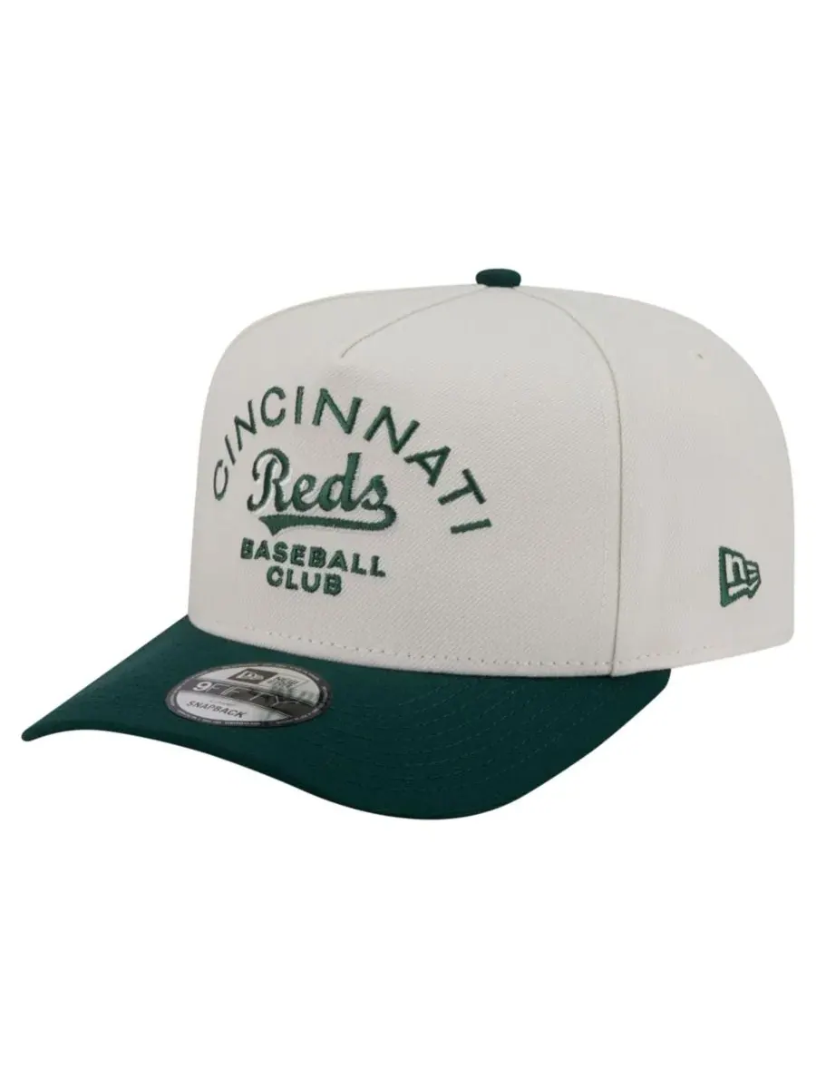 Кепка с высокой тульей New Era Cincinnati Reds Chrome A-Frame 9FIFTY Snapback