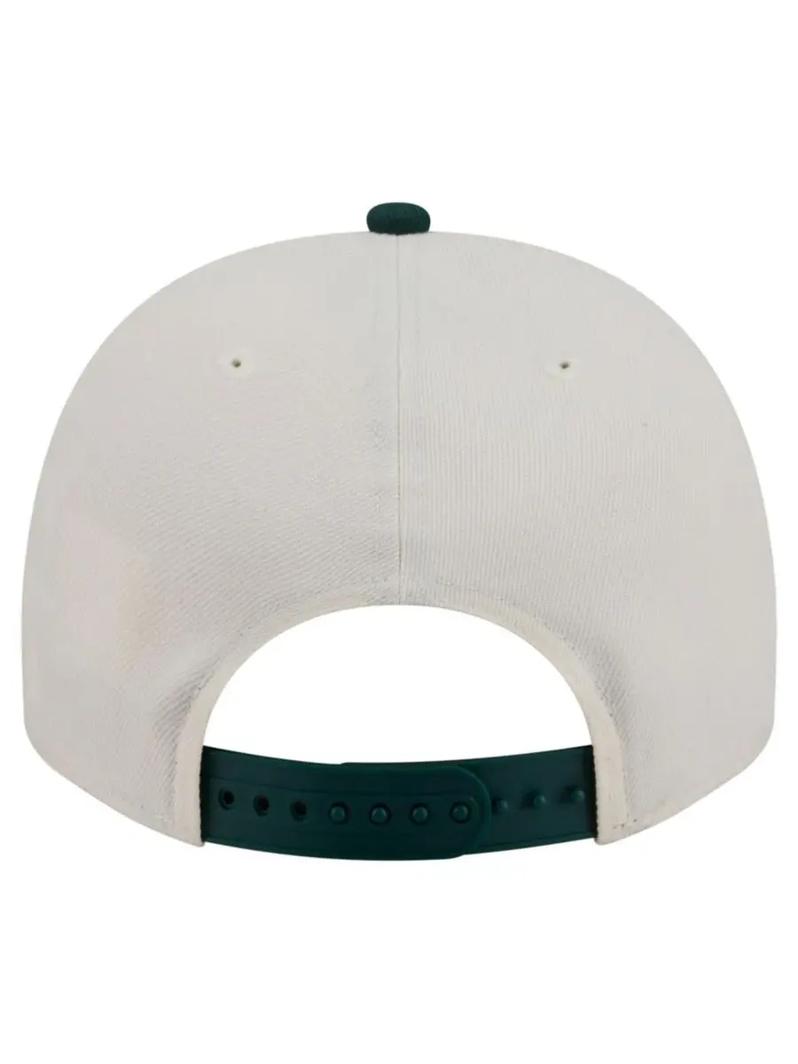 Кепка с высокой тульей New Era Cincinnati Reds Chrome A-Frame 9FIFTY Snapback — изображение 4 из 5, кремовый темный зеленый