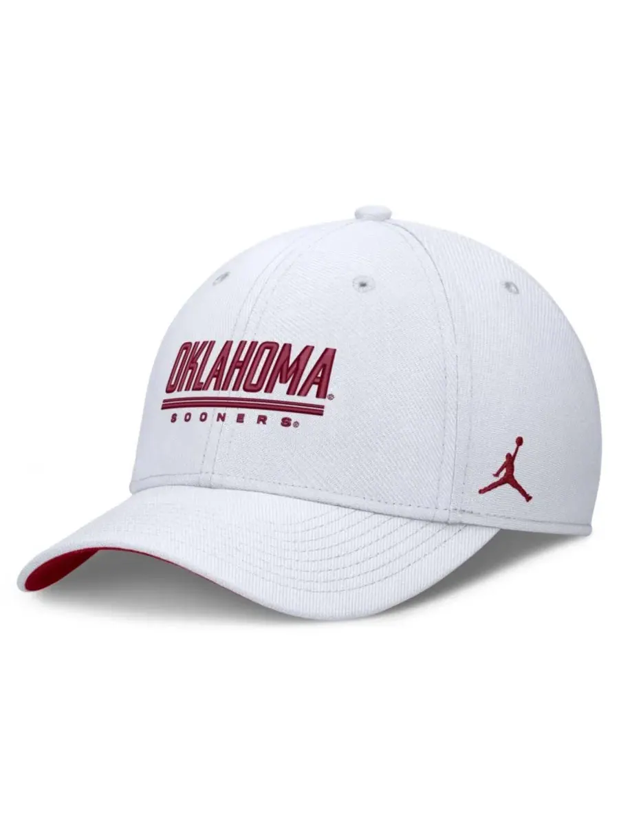 Кепка с высокой посадкой, с вышитым логотипом Oklahoma Sooners Jordan