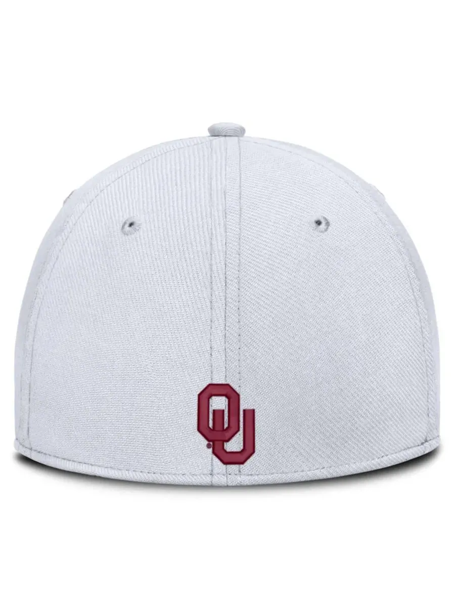 Кепка с высокой посадкой, с вышитым логотипом Oklahoma Sooners Jordan — изображение 4 из 5, белый