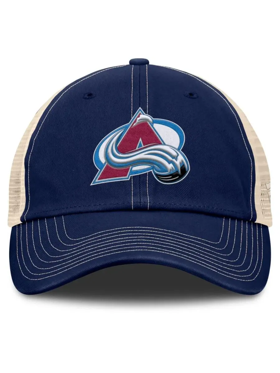Кепка-тракер с вышивкой Colorado Avalanche Fanatics — изображение 2 из 4, темно-синий натуральный