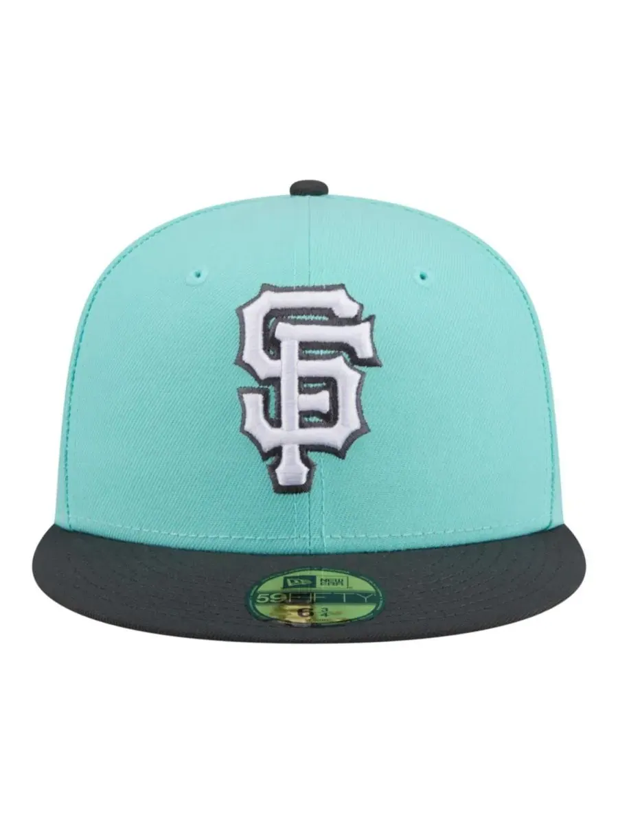 Бейсболка с высокой тульей San Francisco Giants Two-Tone Color Pack 59FIFTY New Era — изображение 2 из 5, темно-серый