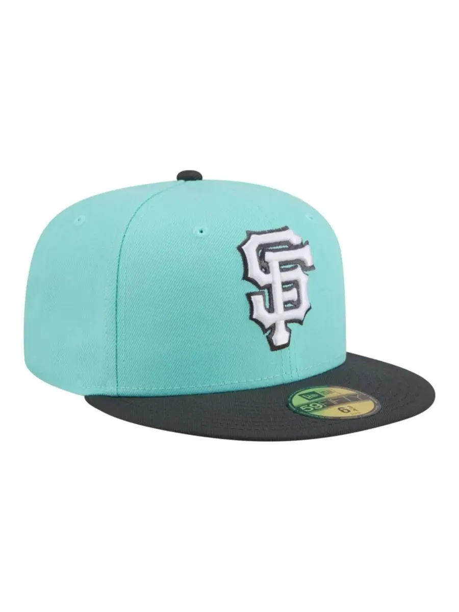 Бейсболка с высокой тульей San Francisco Giants Two-Tone Color Pack 59FIFTY New Era — изображение 3 из 5, темно-серый