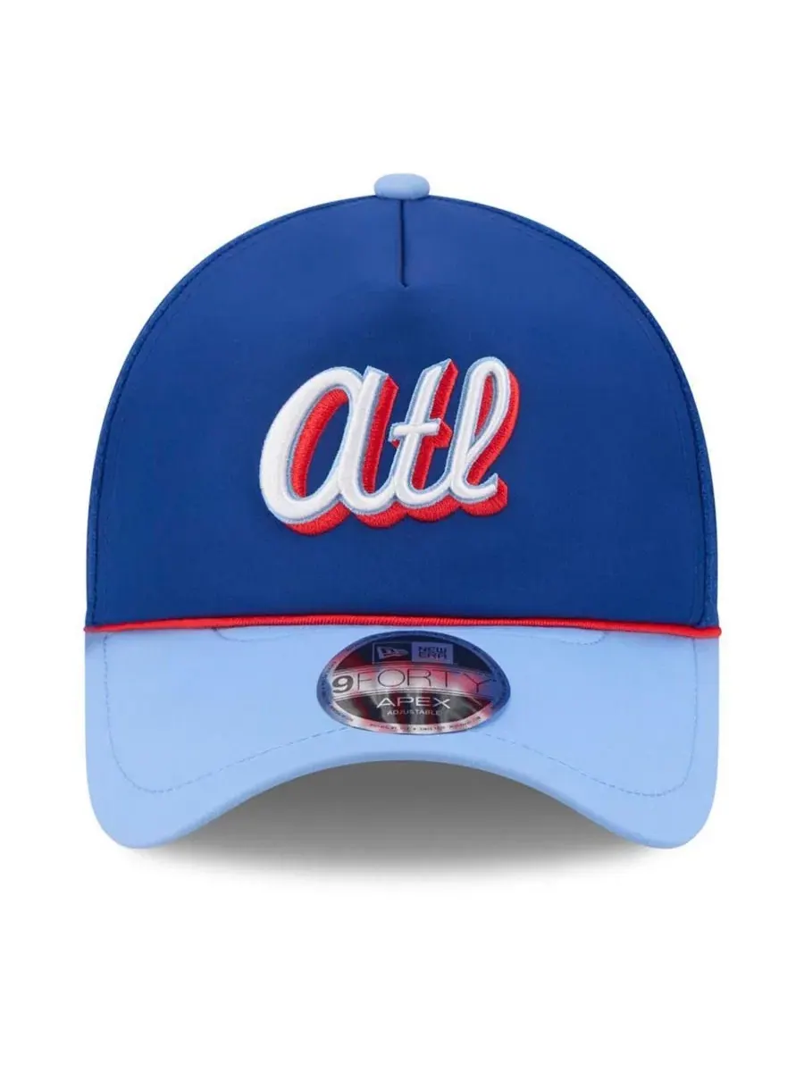 Кепка New Era с вышитым логотипом Atlanta Braves — изображение 2 из 5, синий
