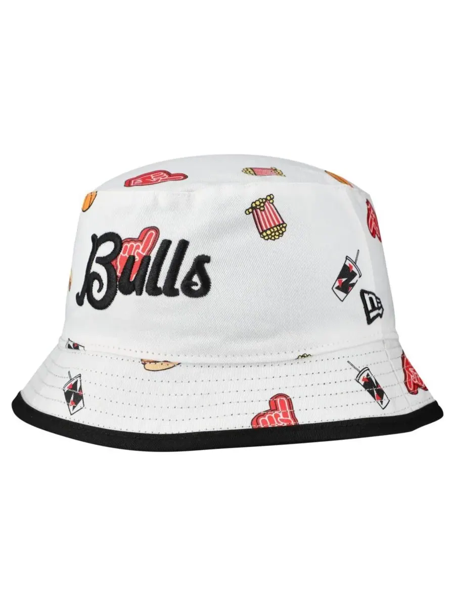 Кепка-панама с принтом Chicago Bulls Team Cheer Reversible New Era