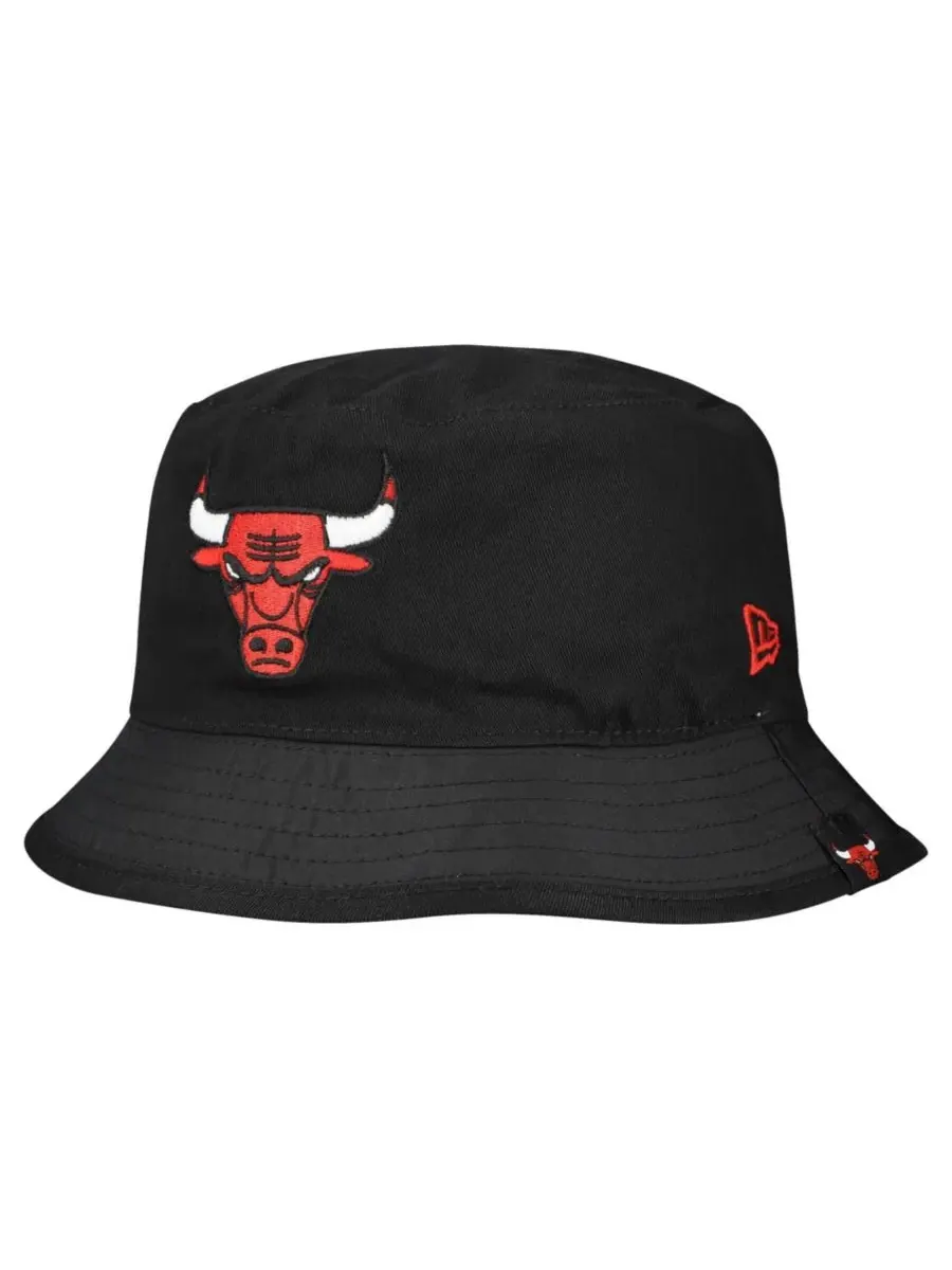 Кепка-панама с принтом Chicago Bulls Team Cheer Reversible New Era — изображение 5 из 5, белый