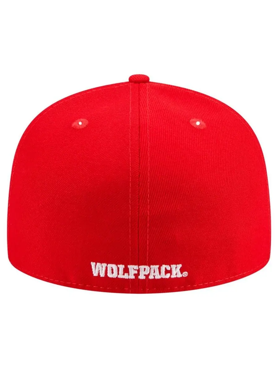 New Era Мужская красная кепка NC State Wolfpack 59FIFTY — изображение 2 из 5, красный