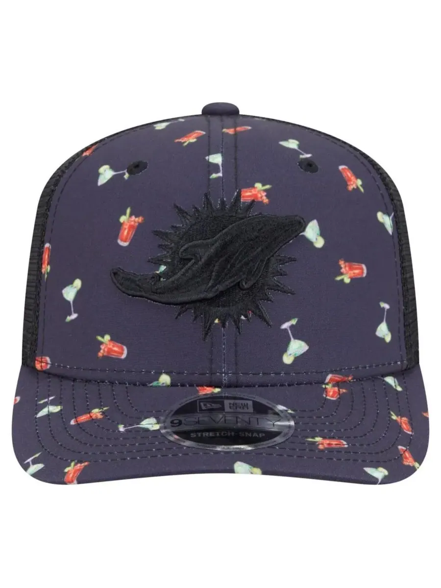 New Era Мужская кепка 9SEVENTY Stretch Snap Hat, темно-синяя/черная, с рисунком "Приключенческие — изображение 3 из 4