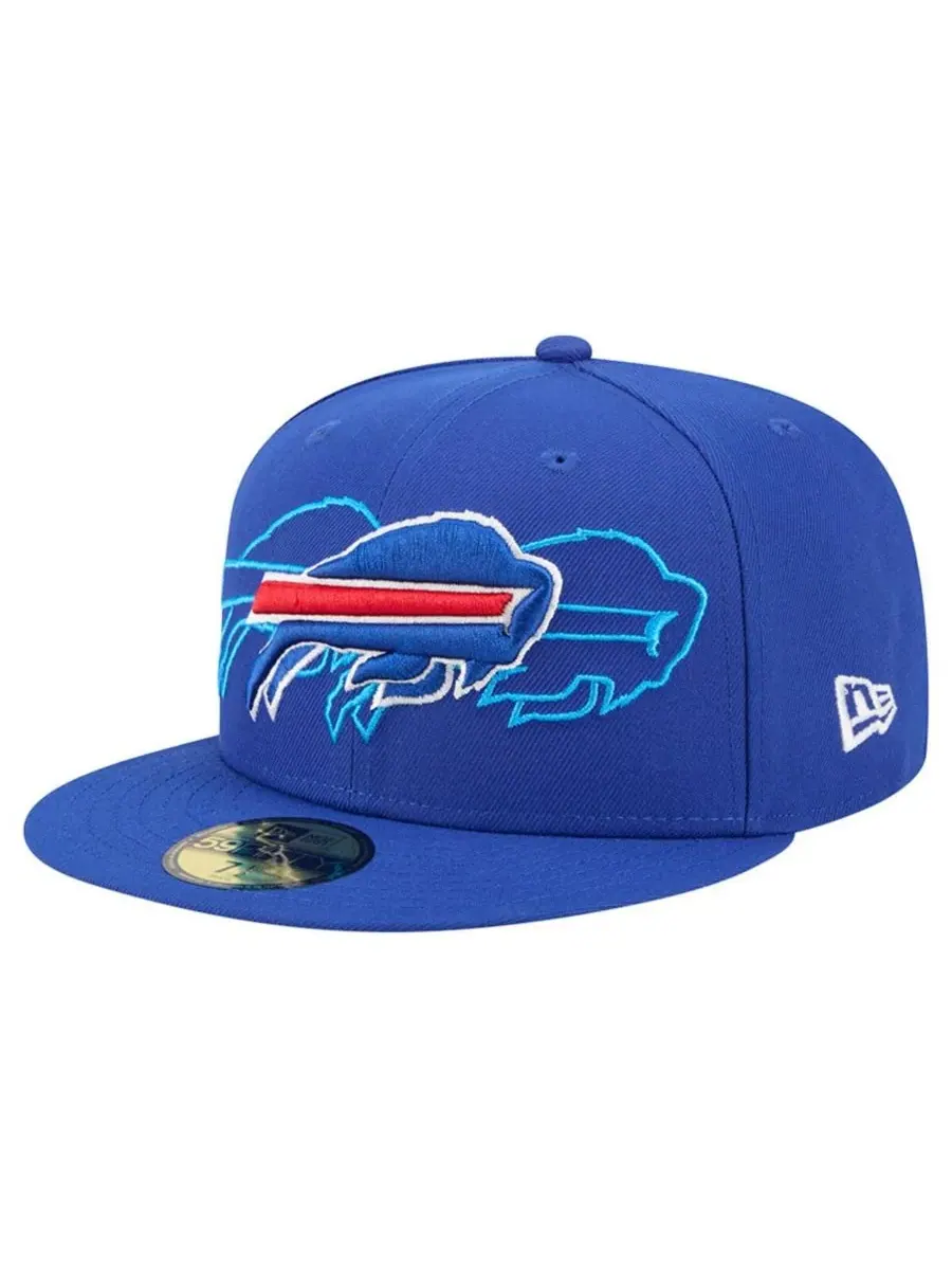 Мужская бейсболка Royal Buffalo Bills Tri-Hit 59FIFTY Fitted Hat New Era