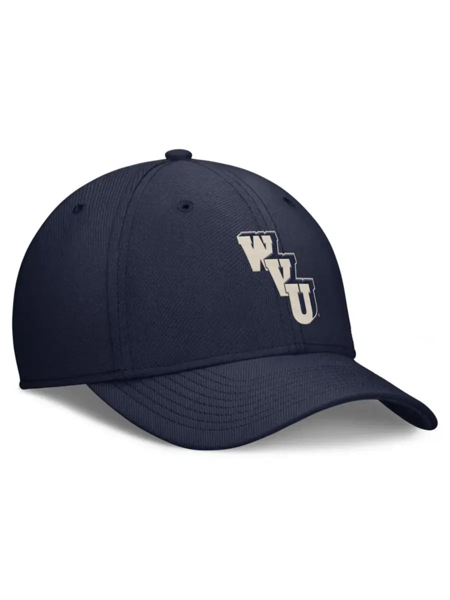 Кепка Nike Dri-FIT Vintage Rise Swooshflex Flex Hat — изображение 3 из 4, темно-синий