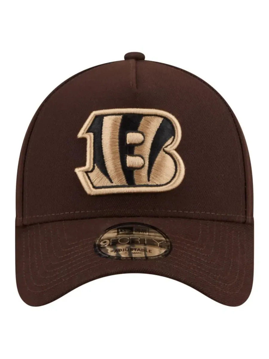 Кепка New Era с вышитым логотипом Cincinnati Bengals — изображение 2 из 5, коричневый