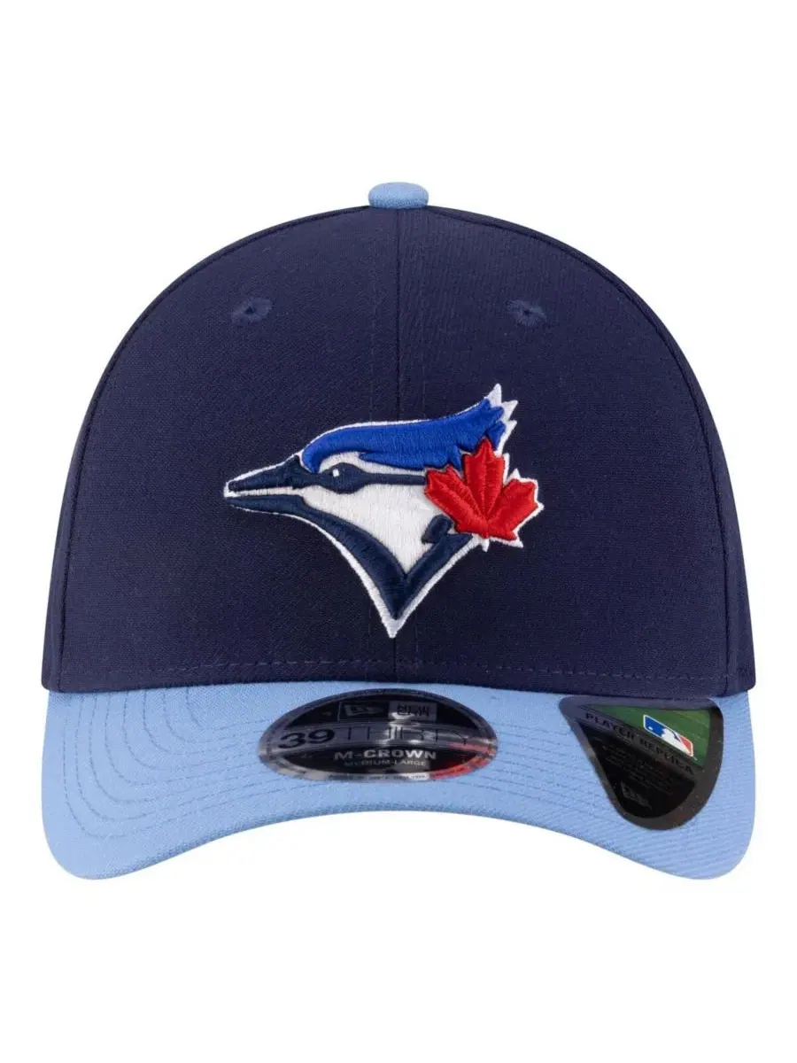 Кепка с вышивкой Toronto Blue Jays, модель Alternate Player Replica 39THIRTY M-Crown Flex Hat New — изображение 2 из 4