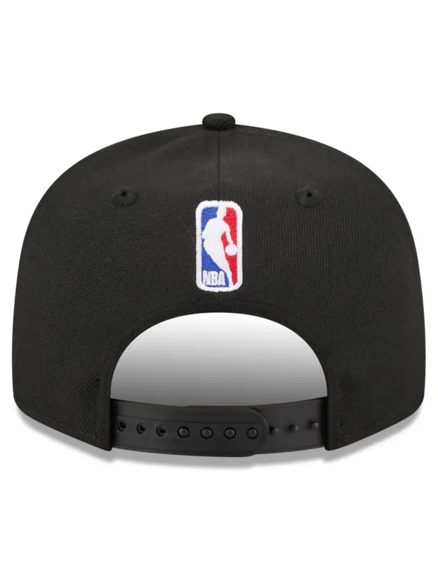 Кепка-снапбек с вышивкой и кристаллами, Minnesota Timberwolves New Era — изображение 3 из 5, черный