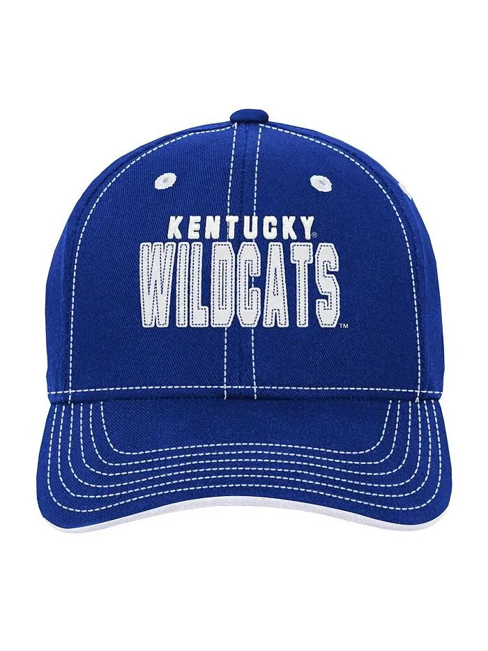 Регулируемая шляпа Royal Kentucky Wildcats Old School для больших мальчиков и девочек Outerstuff — изображение 2 из 3