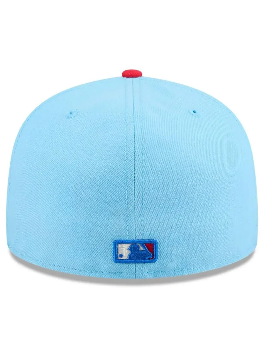 New Era Мужская светло-голубая/красная бейсболка San Francisco Giants 2025 Fourth of July 59FIFTY — изображение 2 из 4