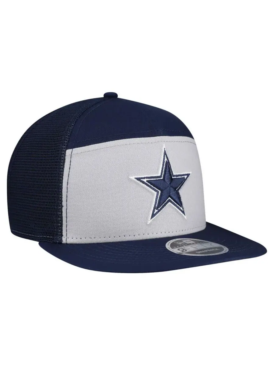 New Era Мужская серо-синяя бейсболка Dallas Cowboys Outdoor Split Panel 9FIFTY Snapback — изображение 2 из 4