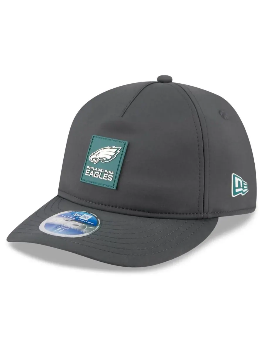 New Era Мужская кепка Philadelphia Eagles 2025 Sideline Cold Weather Retro Crown 59FIFTY Fitted Hat