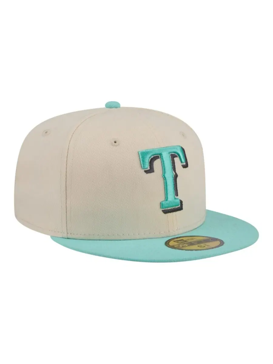 Кепка с высокой тульей, с вышивкой, Texas Rangers Color Pack New Era — изображение 3 из 5, светлый бежевый