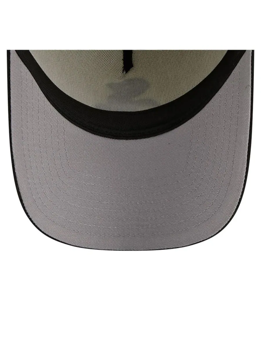 Кепка с вышитым логотипом Chicago White Sox Stadium Chrome 9FORTY A-Frame New Era — изображение 5 из 5, кремовый черный