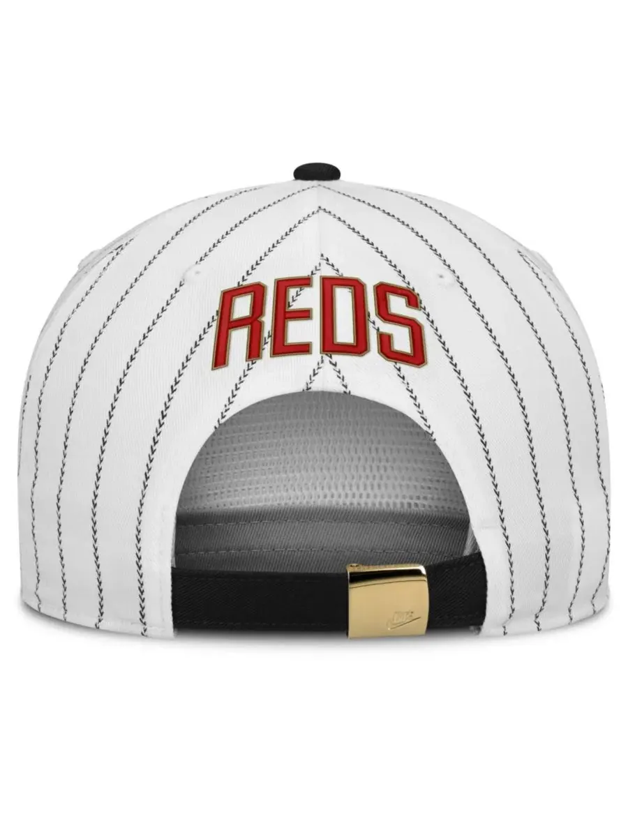 Бейсболка Nike Cincinnati Reds Cooperstown Collection Pro — изображение 4 из 4, белый черный