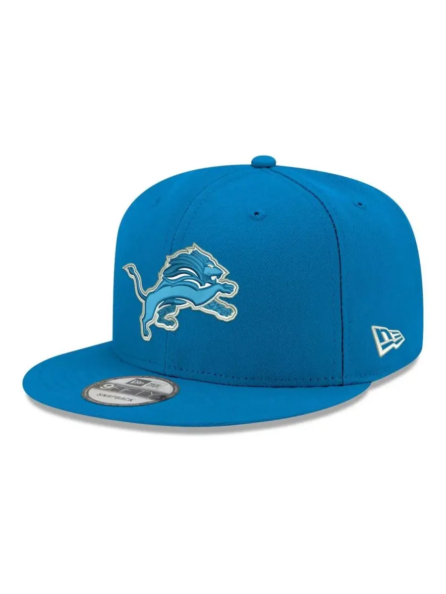 Кепка-снэпбек с высокой тульей, с вышитым логотипом Detroit Lions New Era