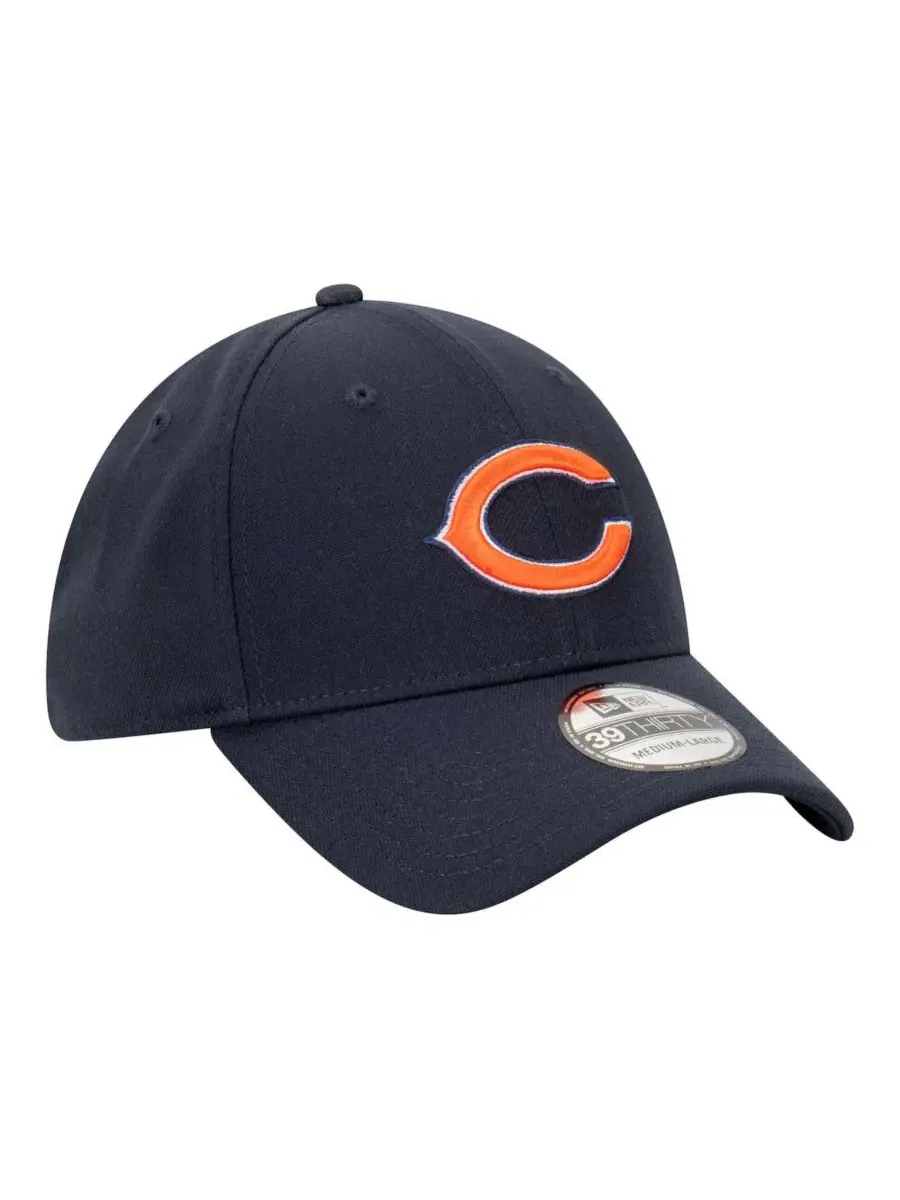 Кепка New Era Chicago Bears Core Team 39THIRTY Flex — изображение 3 из 4, темно-синий