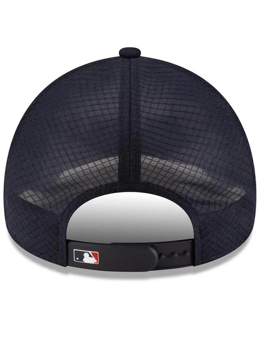 Бейсболка New Era 2026 Batting Practice Apex 9FORTY — изображение 2 из 4, темно-синий