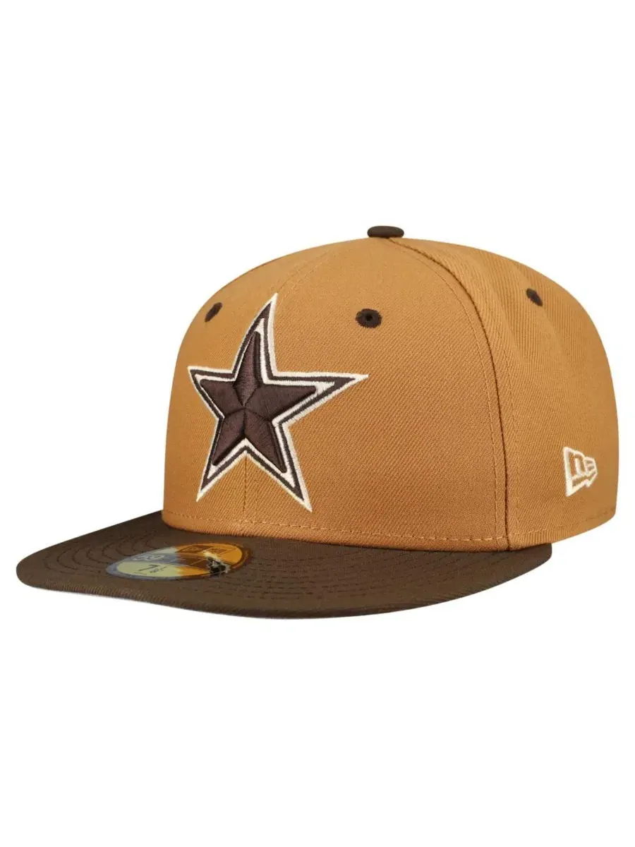 Кепка-фиттед New Era Dallas Cowboys Two-Tone Walnut