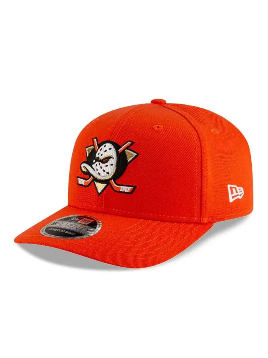 Кепка с вышитым логотипом Anaheim Ducks New Era