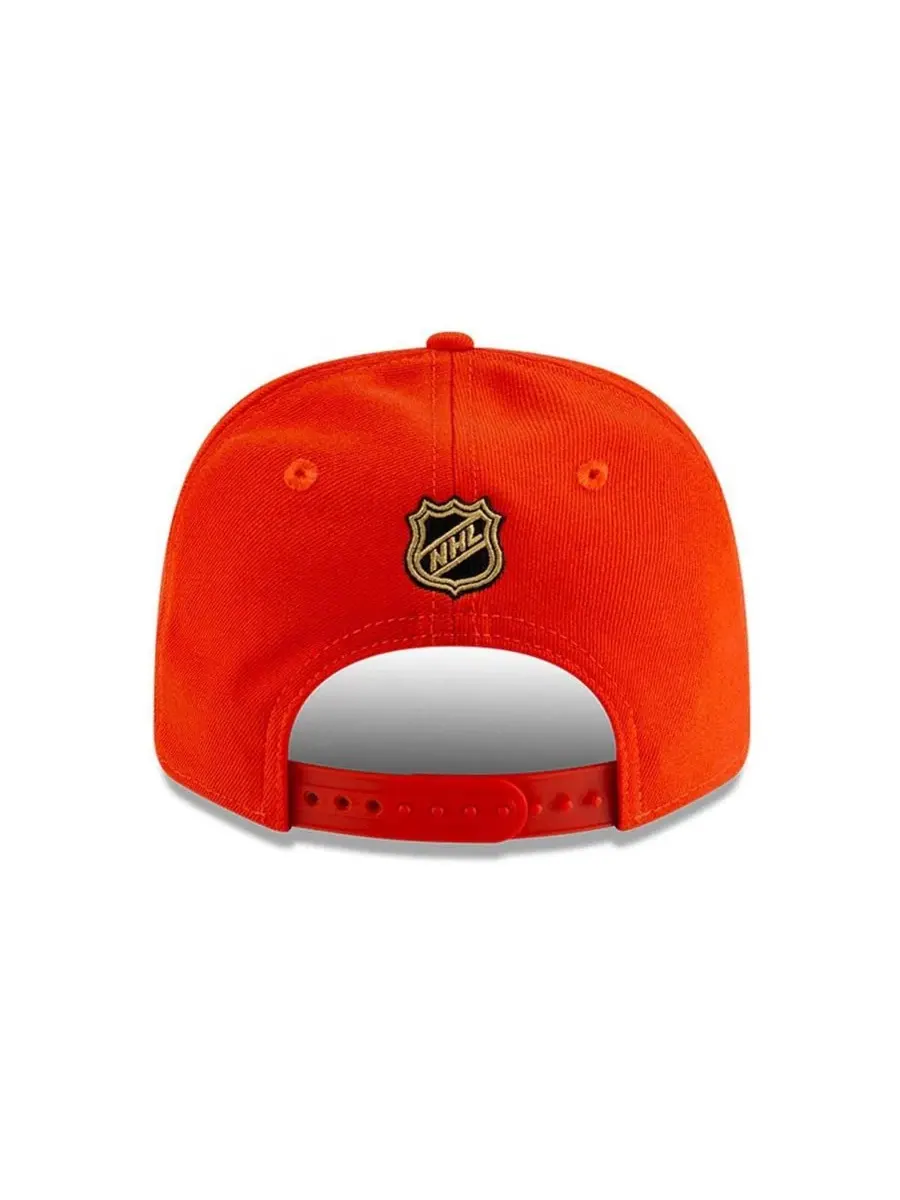 Кепка с вышитым логотипом Anaheim Ducks New Era — изображение 4 из 5, оранжевый