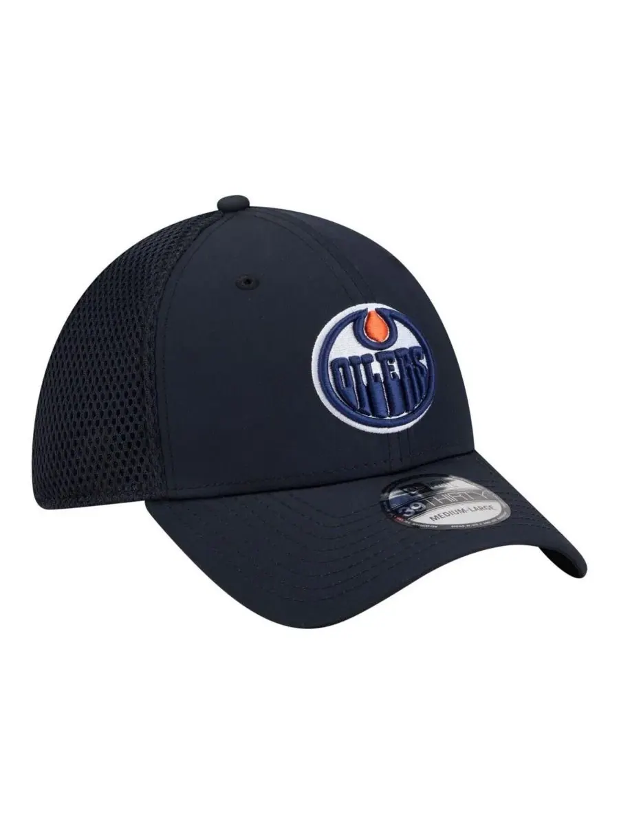 Кепка с вышивкой логотипа Edmonton Oilers New Era — изображение 3 из 5, темно-синий
