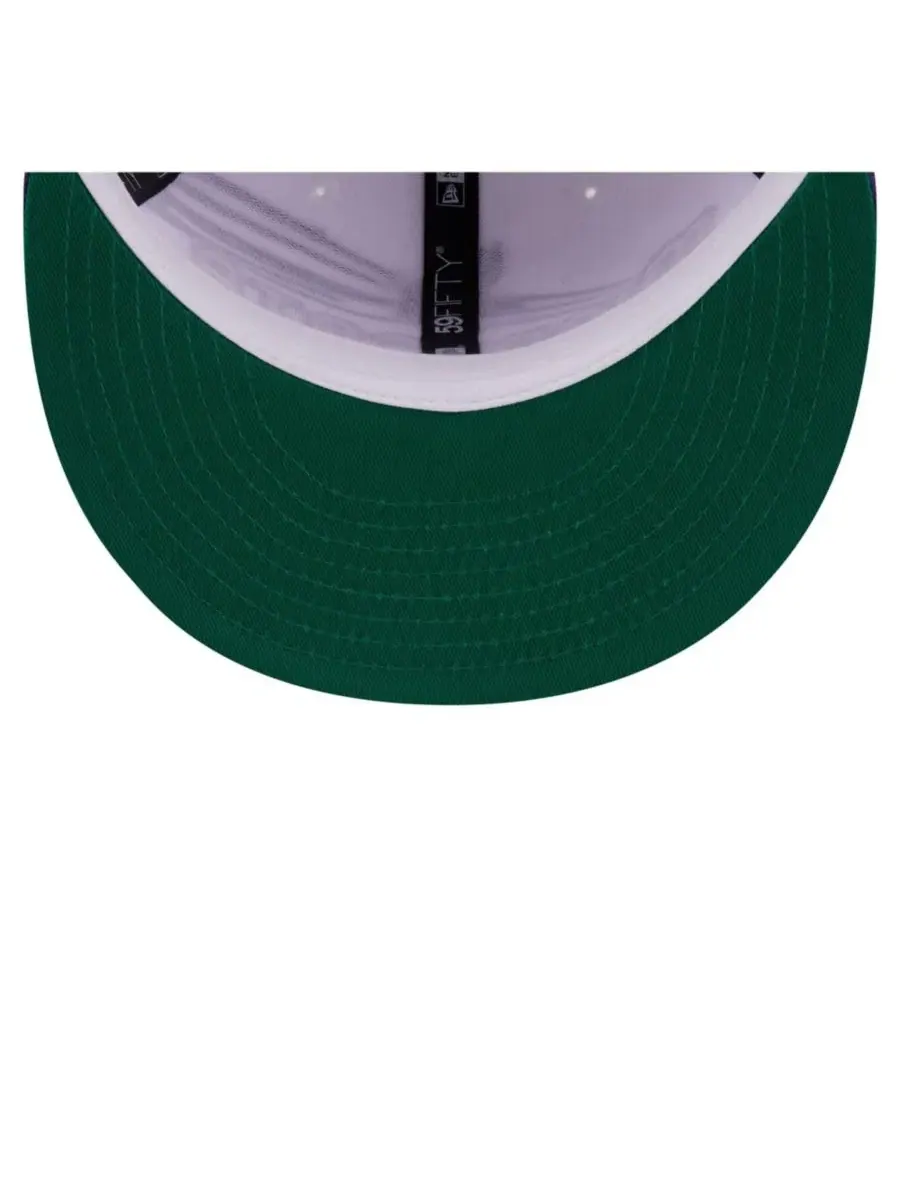 Кепка New Era Minnesota Vikings Retro Swoop 59FIFTY — изображение 5 из 7, белый фиолетовый