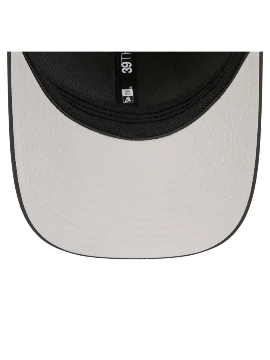 Мужская черная металлическая кепка Cincinnati Reds 39THIRTY M-Crown Flex New Era — изображение 5 из 5, черный