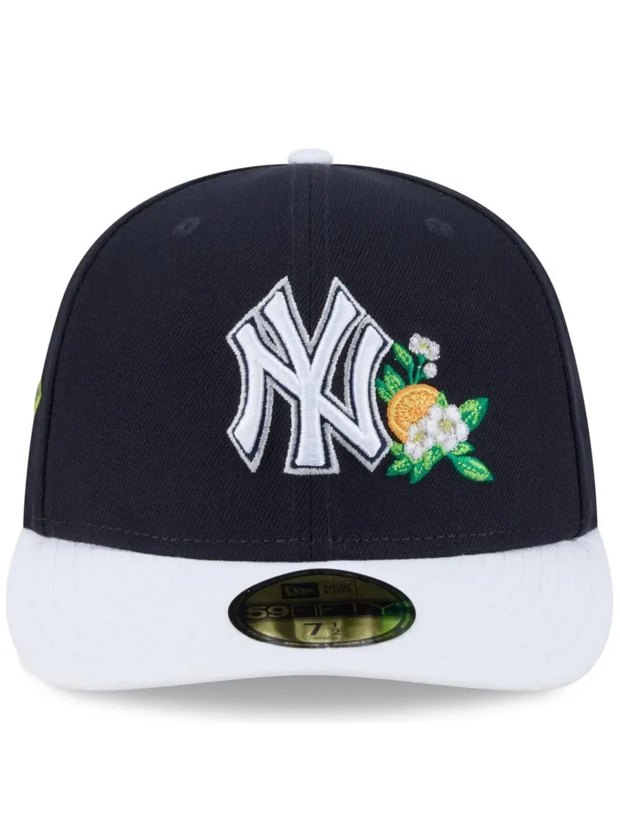 Кепка с принтом New York Yankees 2026 Spring Training 59FIFTY New Era — изображение 2 из 4, темно-синий белый