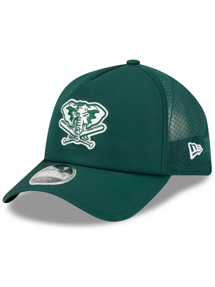 Кепка с эмблемой Athletics, модель 2026 Batting Practice Alternate Apex 9FORTY New Era