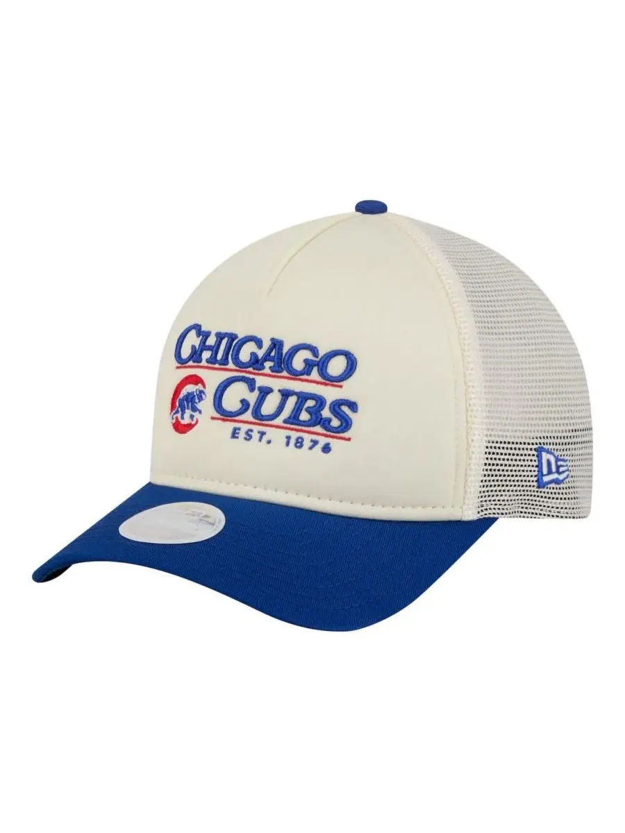 Бейсболка с козырьком Chicago Cubs Retro 9FORTY M-Crown A-Frame Trucker Adjustable Hat New Era