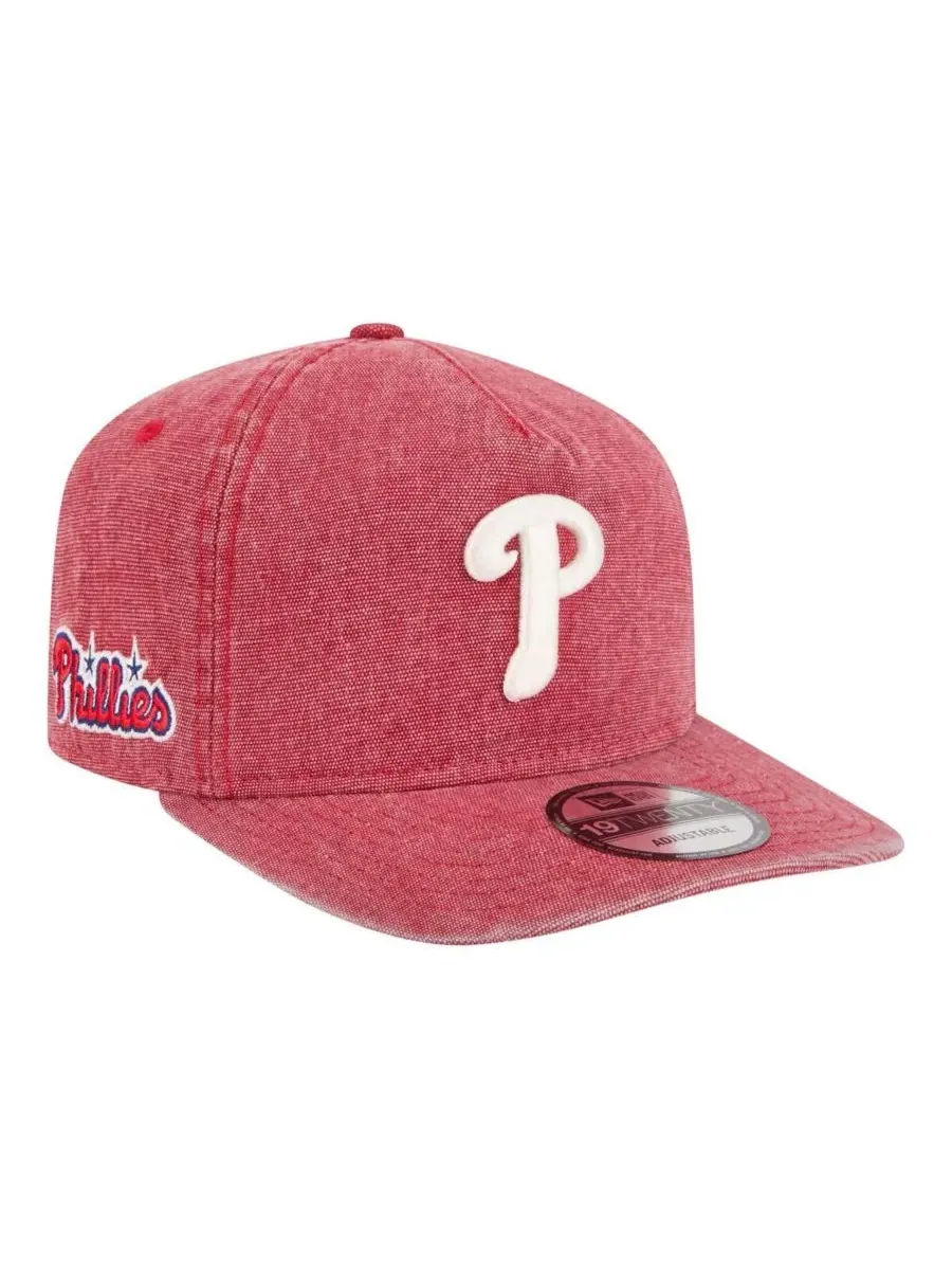 Бейсболка New Era 19TWENTY с вышивкой Philadelphia Phillies — изображение 3 из 4, красный