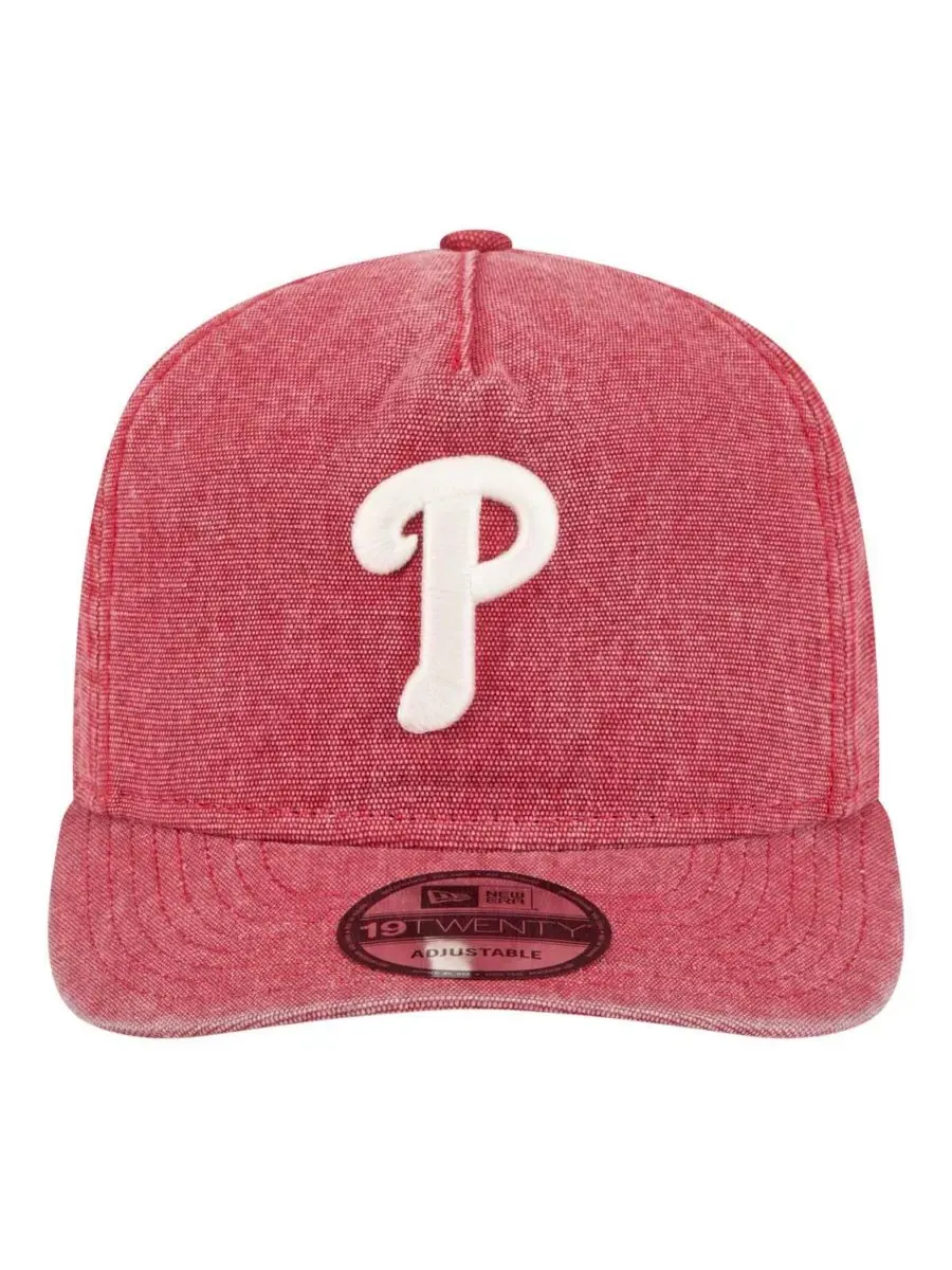 Бейсболка New Era 19TWENTY с вышивкой Philadelphia Phillies — изображение 4 из 4, красный
