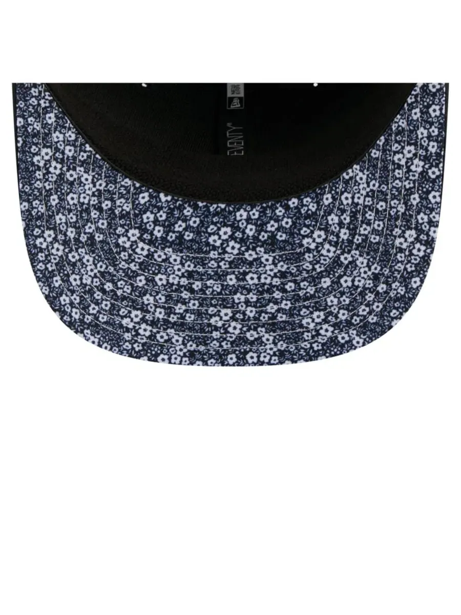 Кепка с принтом Floral Patch New Era — изображение 2 из 5, темно-синий