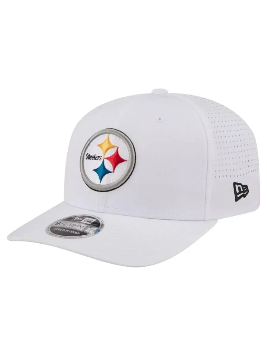 Бейсболка New Era Name Plate 9SEVENTY с вышитым логотипом Pittsburgh Steelers
