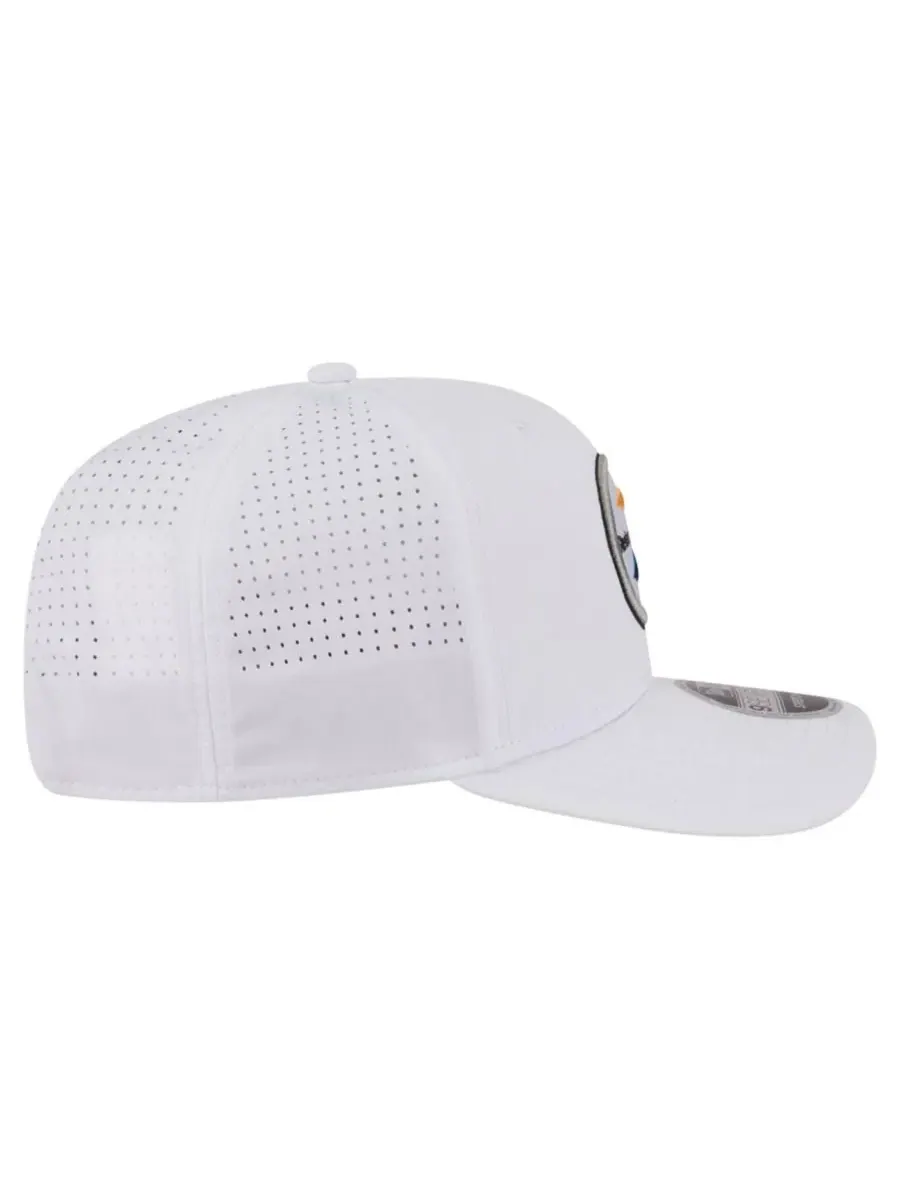 Бейсболка New Era Name Plate 9SEVENTY с вышитым логотипом Pittsburgh Steelers — изображение 7 из 7, белый