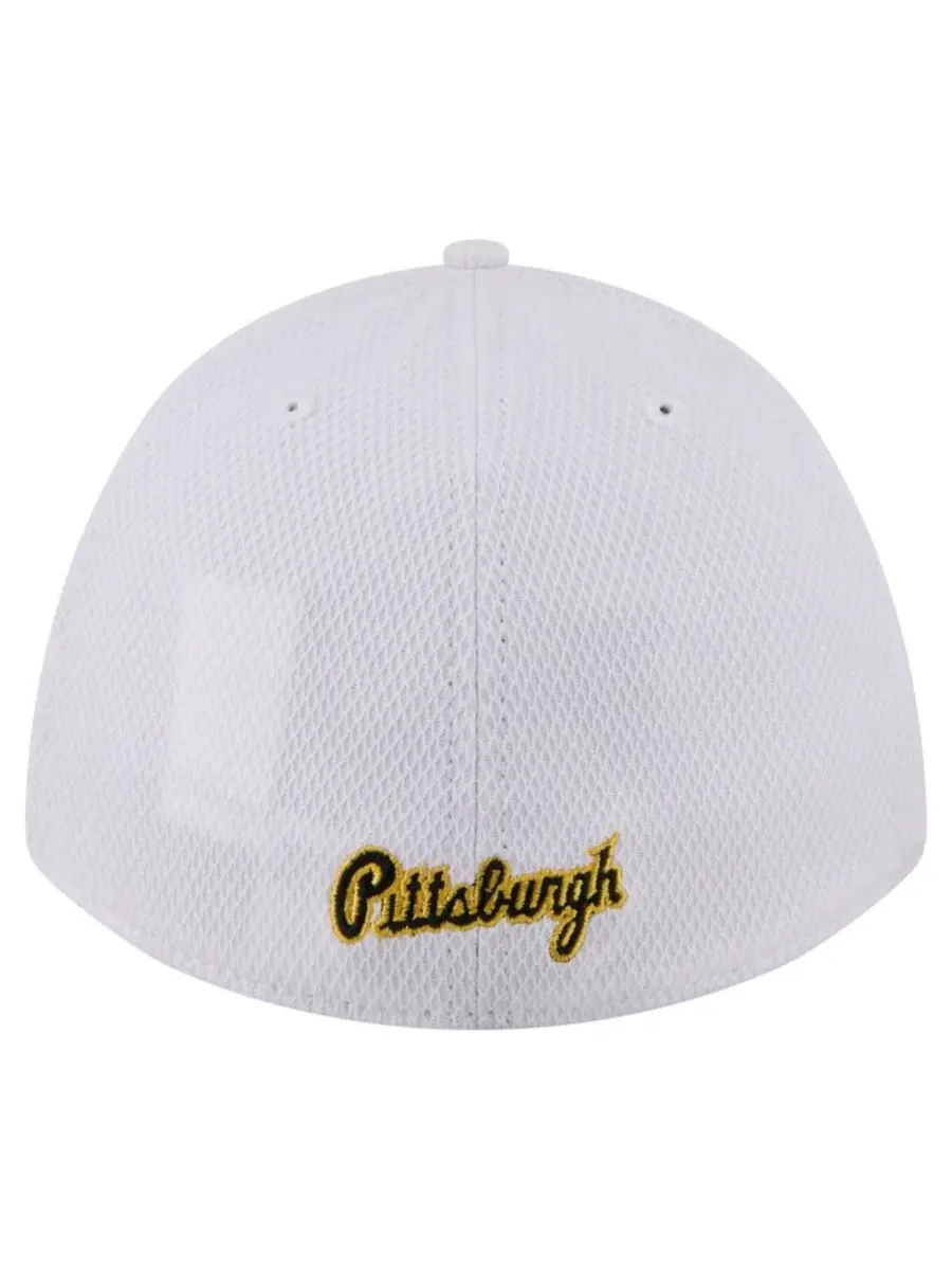 Бейсболка New Era 39THIRTY с вышивкой Pittsburgh Pirates — изображение 5 из 5, белый