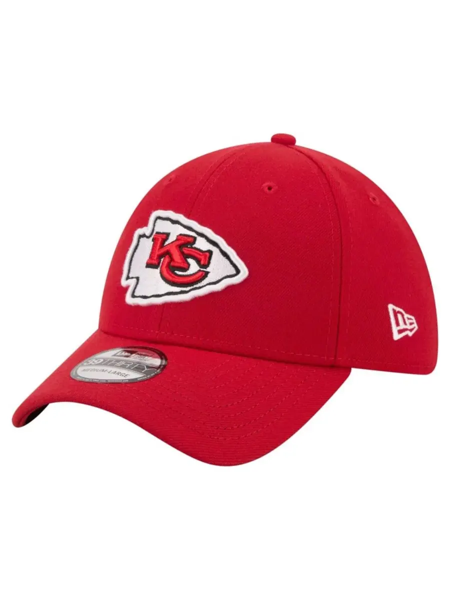 Кепка с вышитым логотипом Kansas City Chiefs, 39THIRTY New Era