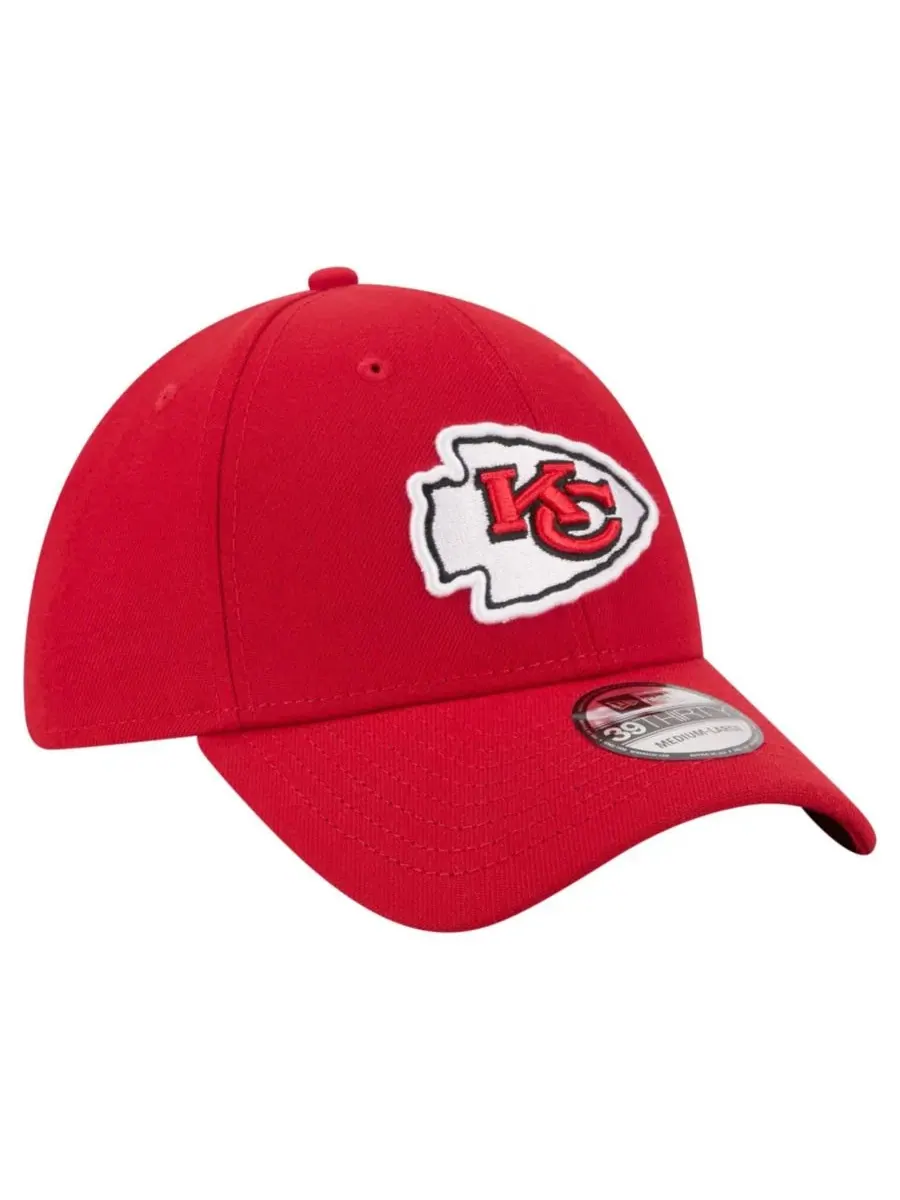 Кепка с вышитым логотипом Kansas City Chiefs, 39THIRTY New Era — изображение 3 из 7, красный